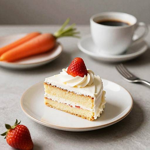 Photorealistic Dessert Still Life on Table