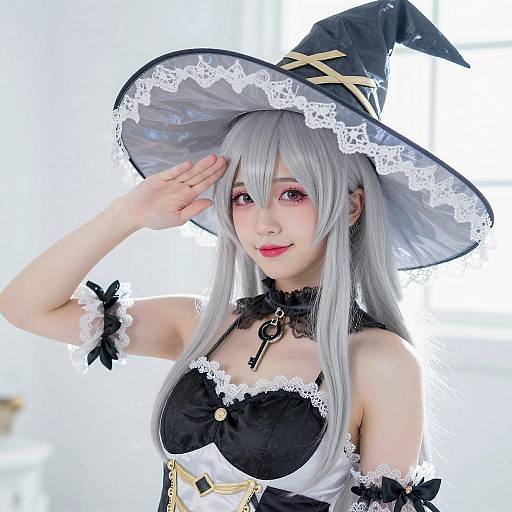 Anime-Style Witch Cosplay Portrait