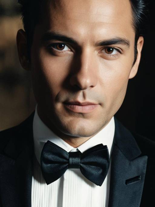 Close-up Portrait of Man in Wedding Tuxedo