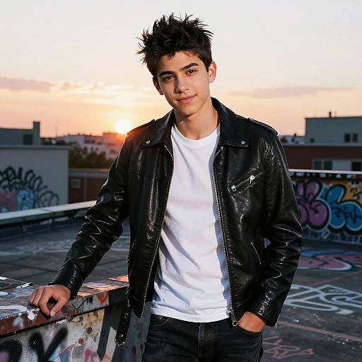 Cinematic Portrait of Confident Teen