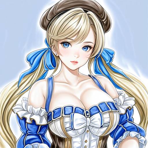 Illustration of Cucouroux (granblue fantasy), granblue fantasy in the style of Nannacy7