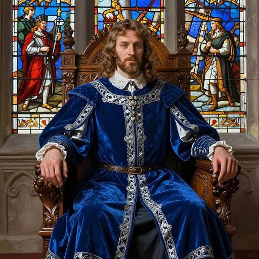 Baudouin as Noble Knight Portrait