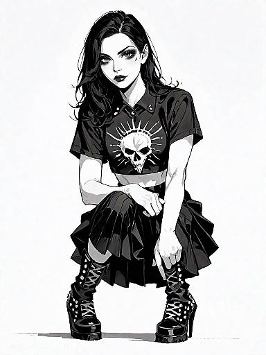 Edgy Fashion Look for Modern Woman