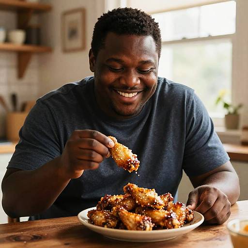 Cozy Kitchen Chicken Wings Enjoyment