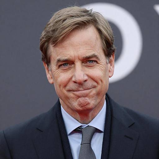 Close-Up Portrait of Smirking Man