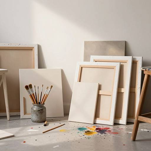 Creative Chaos in Art Studio