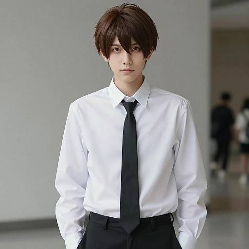 Young Person Cosplaying Light Yagami