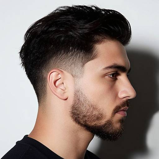 Stylish Young Man with Goatee