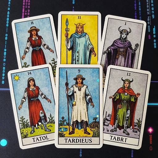 AI-Inspired Cyber Tarot Cards