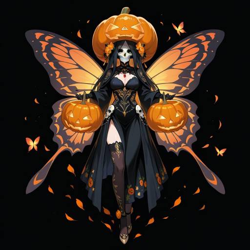 Phantasmal Entity with Autumnal Motifs Phantasmal Entity with Autumnal Motifs