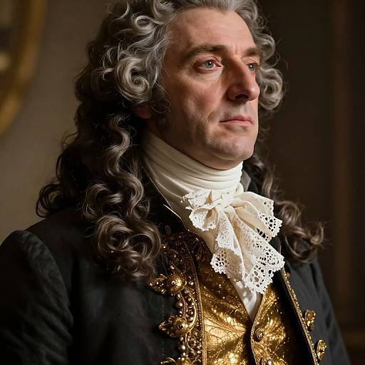 Ant's-Eye View of Nobleman's Cravat