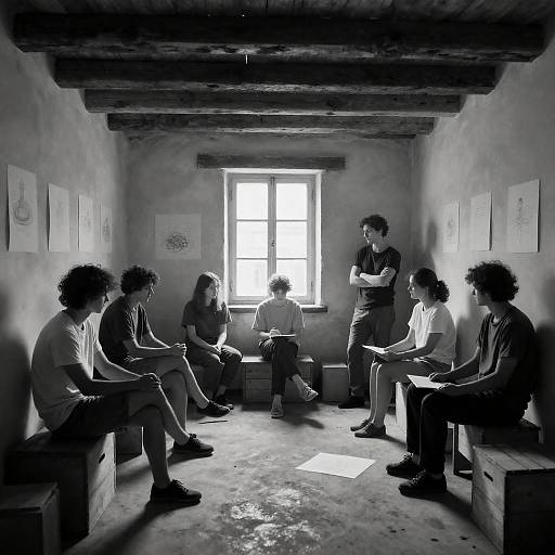 Silent Light: Rustic Figure Study