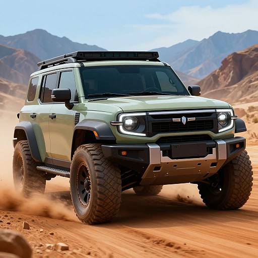 Rugged Off-Road Electric SUV Design