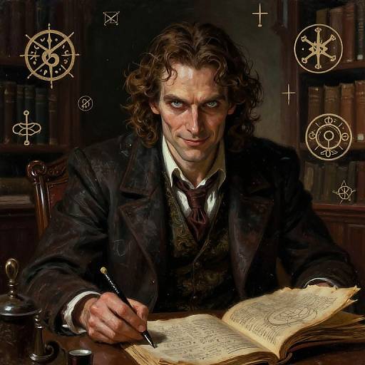 Machiavellian Strategist in Arcane Library