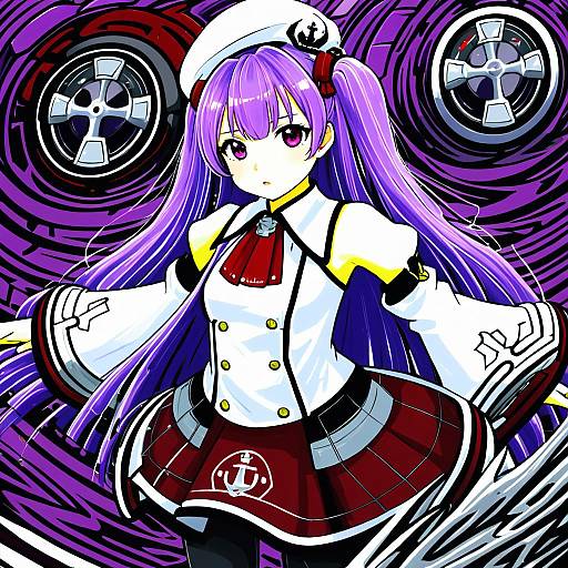 Illustration of Ajax (azur lane), azur lane in the style of A1 (initial-g)