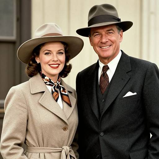 Bonnie and Clyde Vintage Portrait