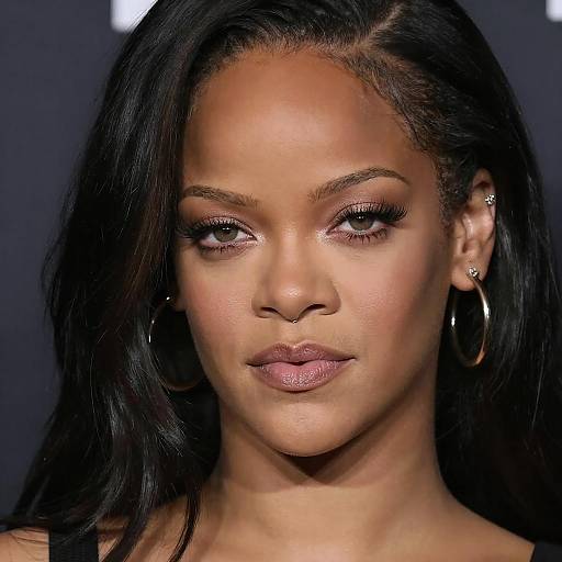 Photorealistic Portrait of Rihanna in Detail