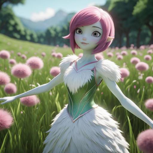 Cinematic 3D Render of Humanized Gardevoir Cinematic 3D Render of Humanized Gardevoir