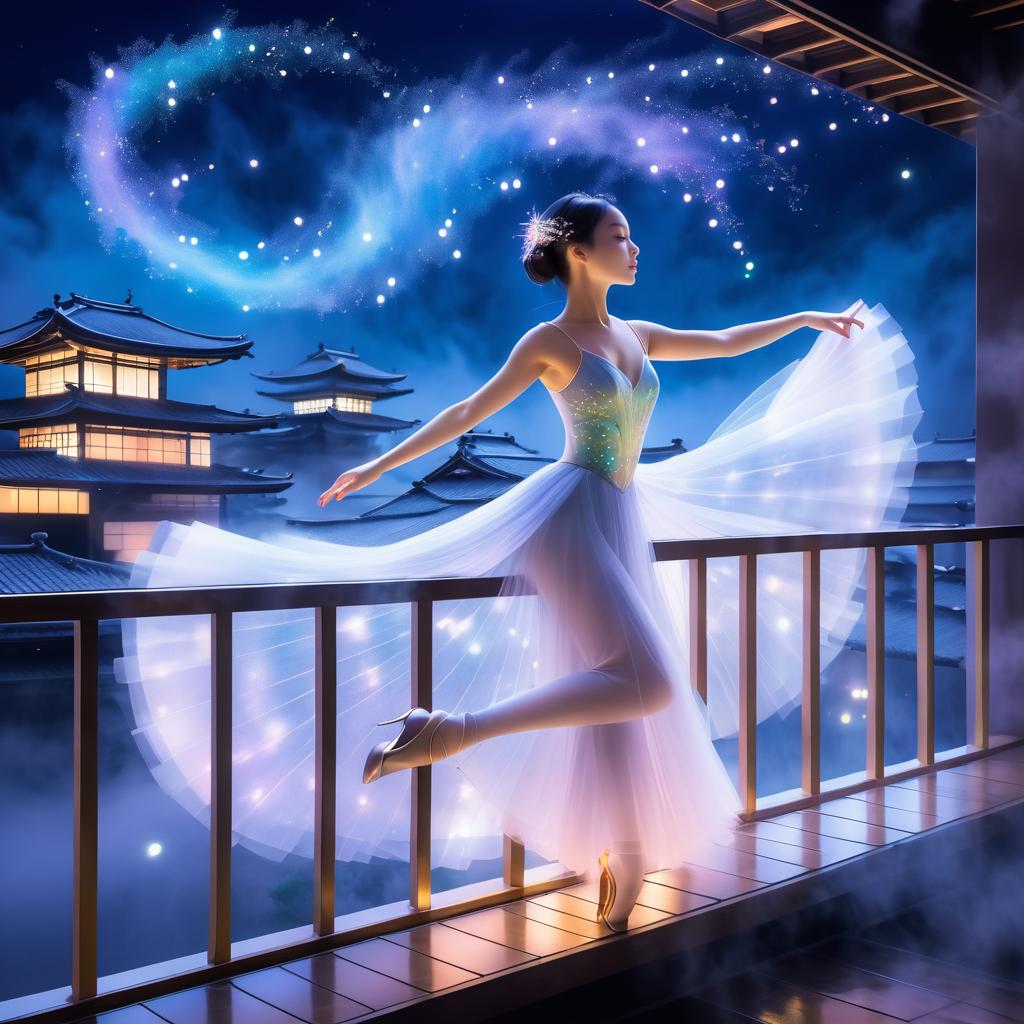 Futuristic Kyoto: Dancer in a Dream