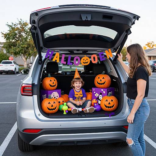 Family-Friendly Halloween Trunk or Treat