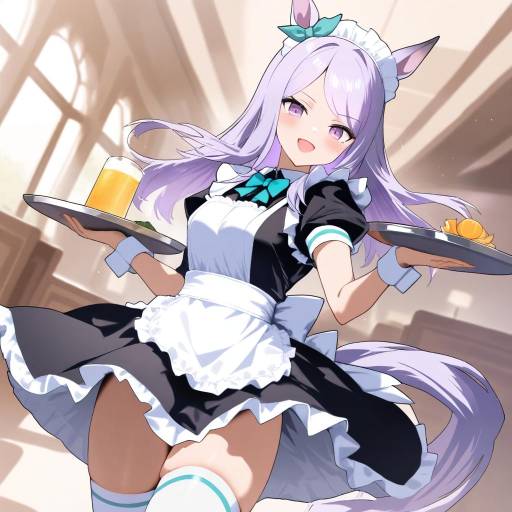 Adorable Horse Girl Maid Character