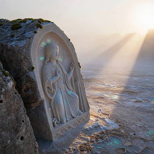 Timeless Dream in Iridescent Salt Flats