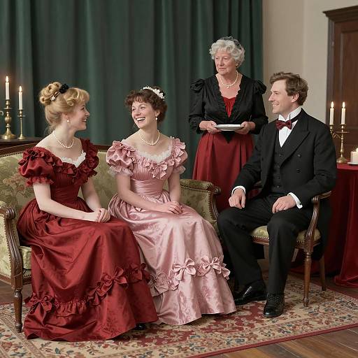 Charming Victorian Gathering in Elegance