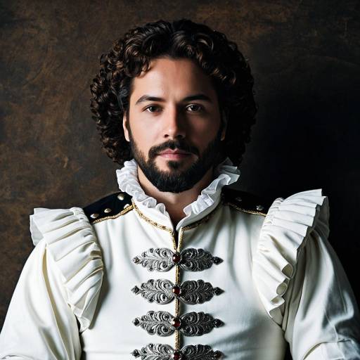 Man in Classic Elizabethan Military Doublet