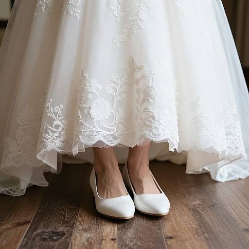 Elegant Wedding Dress Formal Flats