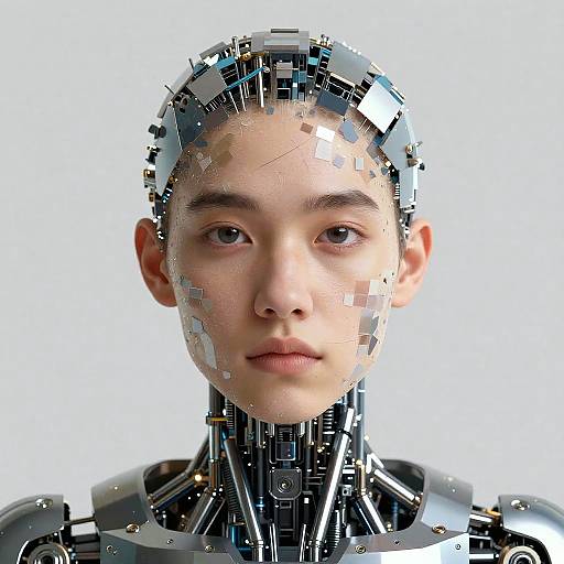 Ultra-Realistic Human-Robot Portrait