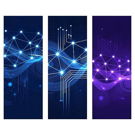 Abstract Digital Network Smartbackground