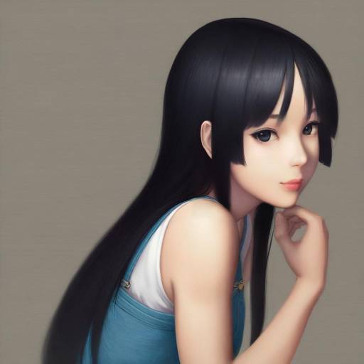 Elegant Akiyama Mio in Casual Attire