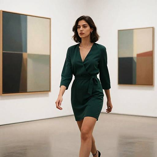 Emerald Wrap Confident Walk Through Gallery