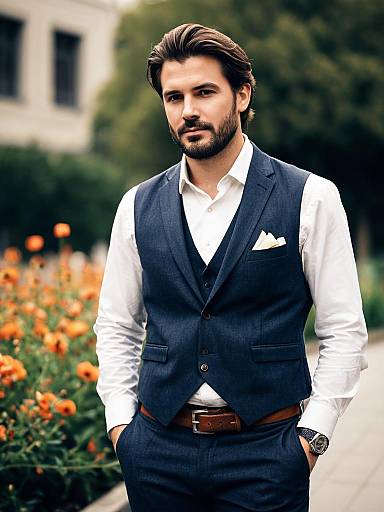 Stylish Semi-Formal Male Outfit
