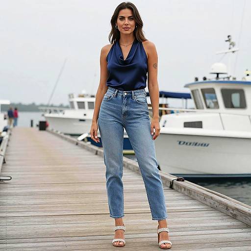 Modern Street Style by the Pier