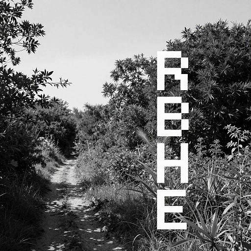 Photorealistic ASCII Digital Landscape