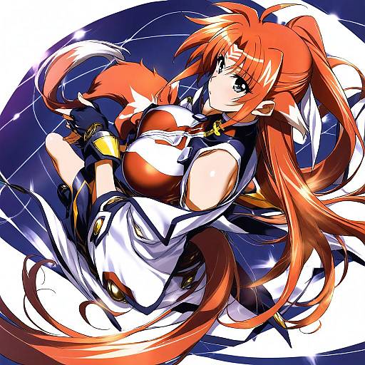 Illustration of Arf, lyrical nanoha in the style of Kurashima tomoyasu