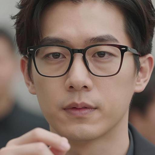 Close-Up Portrait of a Fair-Skinned Man