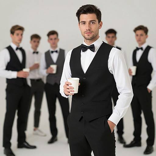Man in Formal Tea Party Attire