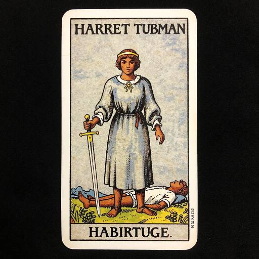 Harriet Tubman Tarot Card Design