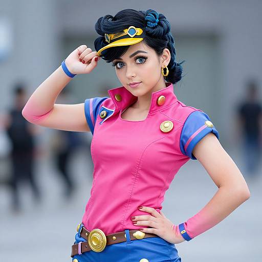 Tooru JoJo Girl Cosplay Pose