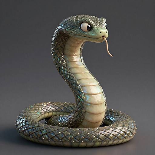 Bemused Emissary of Mashhad with Serpent