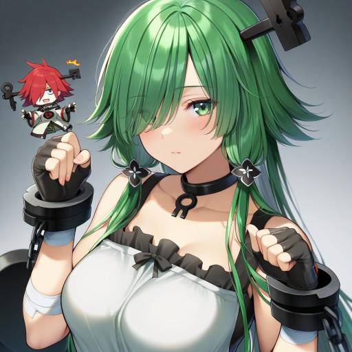 Illustration of A.b.a, guilty gear in the style of Navy (navy.blue)