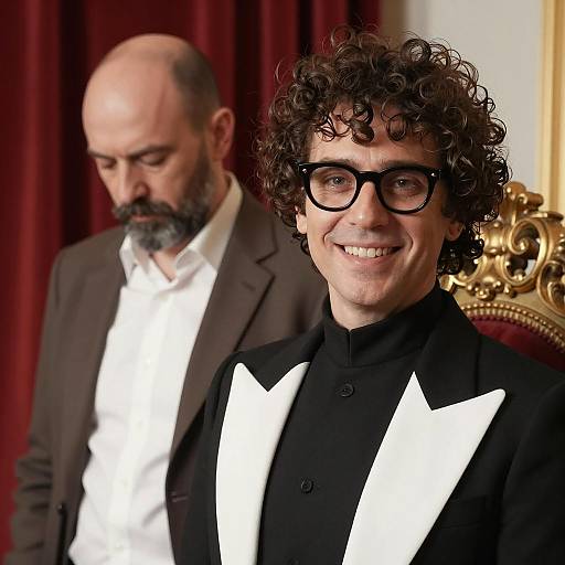 Captivating Portrait of Two Distinct Men