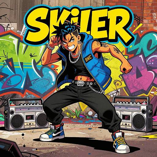 Skieer Rebellious Street Artist Comic Cover