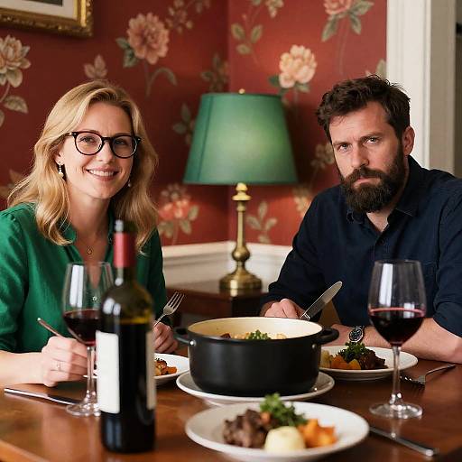 Dining Table Moment with Diverse Personalities