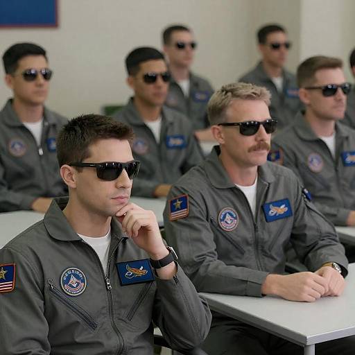 Group Portrait of Men in Flight Suits