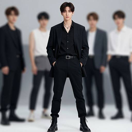 Casual Thriller Style Male Portrait