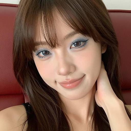 Close-Up Portrait of a Smiling Woman