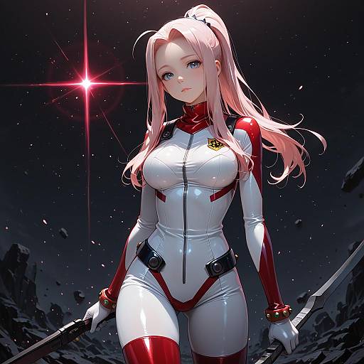 Illustration of Darry adai, tengen toppa gurren lagann in the style of Ryouma (galley)